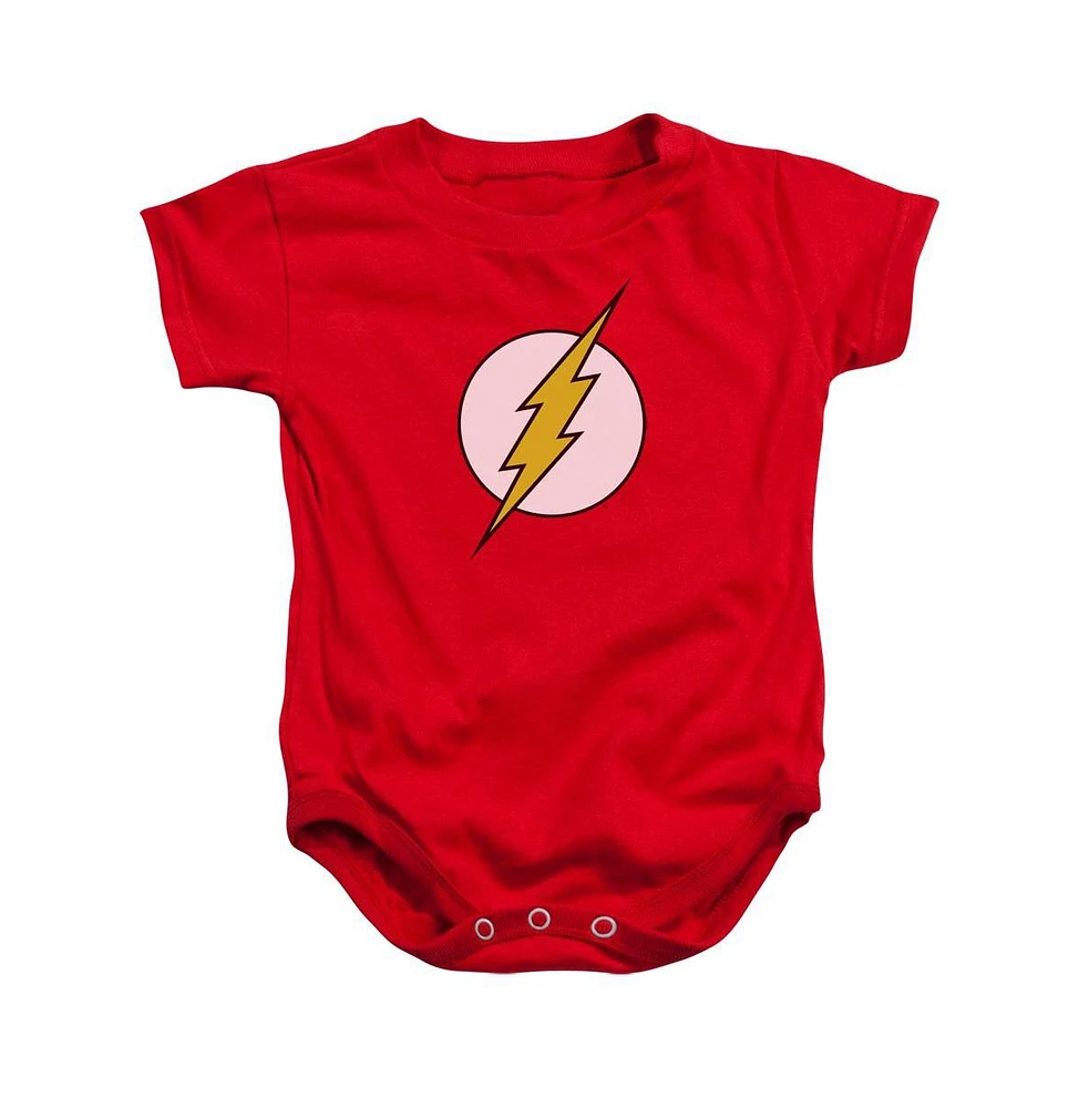 Flash Baby Girls Dc Comics Logo Snapsuit