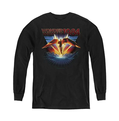 Wonder Woman Boys 84 Youth Metal Long Sleeve Sweatshirt