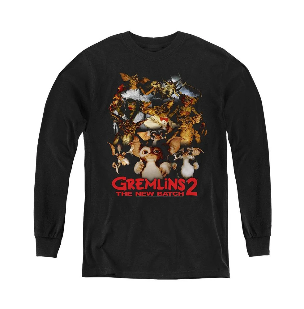 Gremlins Boys 2 Youth Goon Crew Long Sleeve Sweatshirt