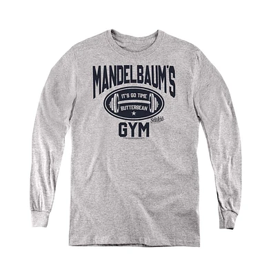 Seinfeld Boys Youth Madelbaum's Gym Long Sleeve Sweatshirt