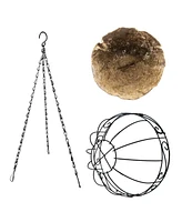 Sorbus Hanging Planter Baskets W/Coco Liner (4-Pack)