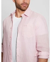 Guess Men's Island Linen Shirt