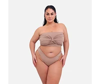 Rebdolls Plus Size Danica Brazilian Cut Swim Bottom