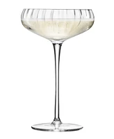 Lsa International Aurelia Champagne Saucer 10oz Clear Optic x 2