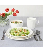 Martha Stewart Basket Weave 30 Piece Dinnerware Set, Service for 6