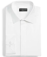 Alfani Men's Slim Fit Covered Placket Tuxedo Shirt, Created for Macy's