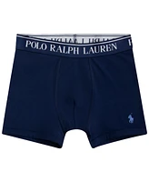 Polo Ralph Lauren Big Boys Cotton Stretch Boxer Briefs 3-Pack