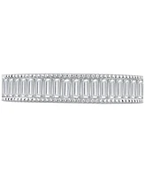 Diamond Baguette Anniversary Band (1/2 ct. t.w.) in 14k White Gold