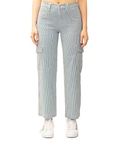 Almost Famous Juniors' Railroad Stripe Skater Jeans