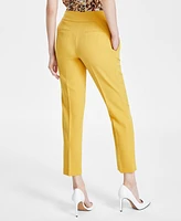 Kasper Petite Slim Straight-Leg Trousers