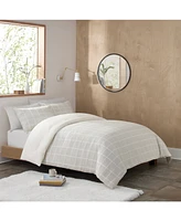 Closeout! Ugg Devon Grid Comforter Set, King