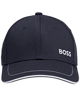 Boss by Hugo Boss Men's Logo Detail Cotton-Twill Cap