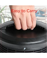 Black & Decker Black and Decker Electric Heater, 360° Surround Portable Heater， Space Heater with 3 Settings and Manual Controls