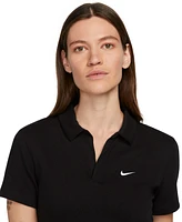 Nike Women's Sportswear Essential Short-Sleeve Polo Top