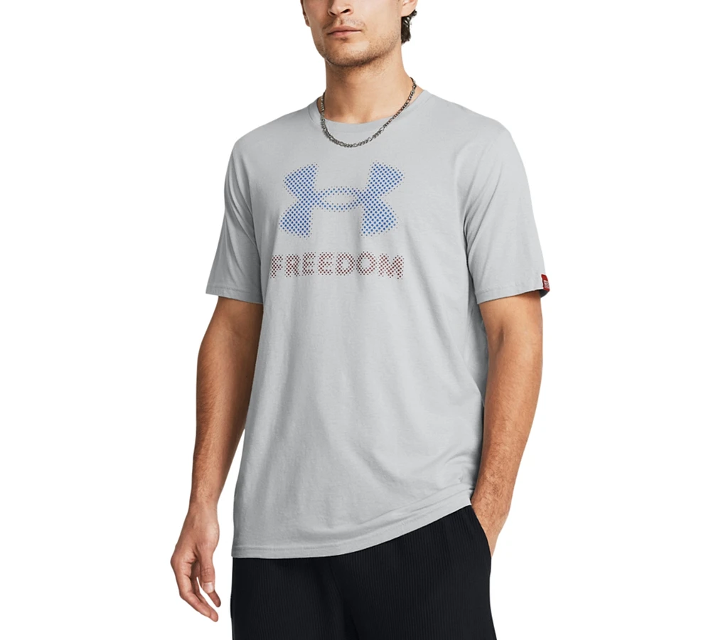 Under Armour Men's Relaxed Fit Freedom Logo Short Sleeve T-Shirt