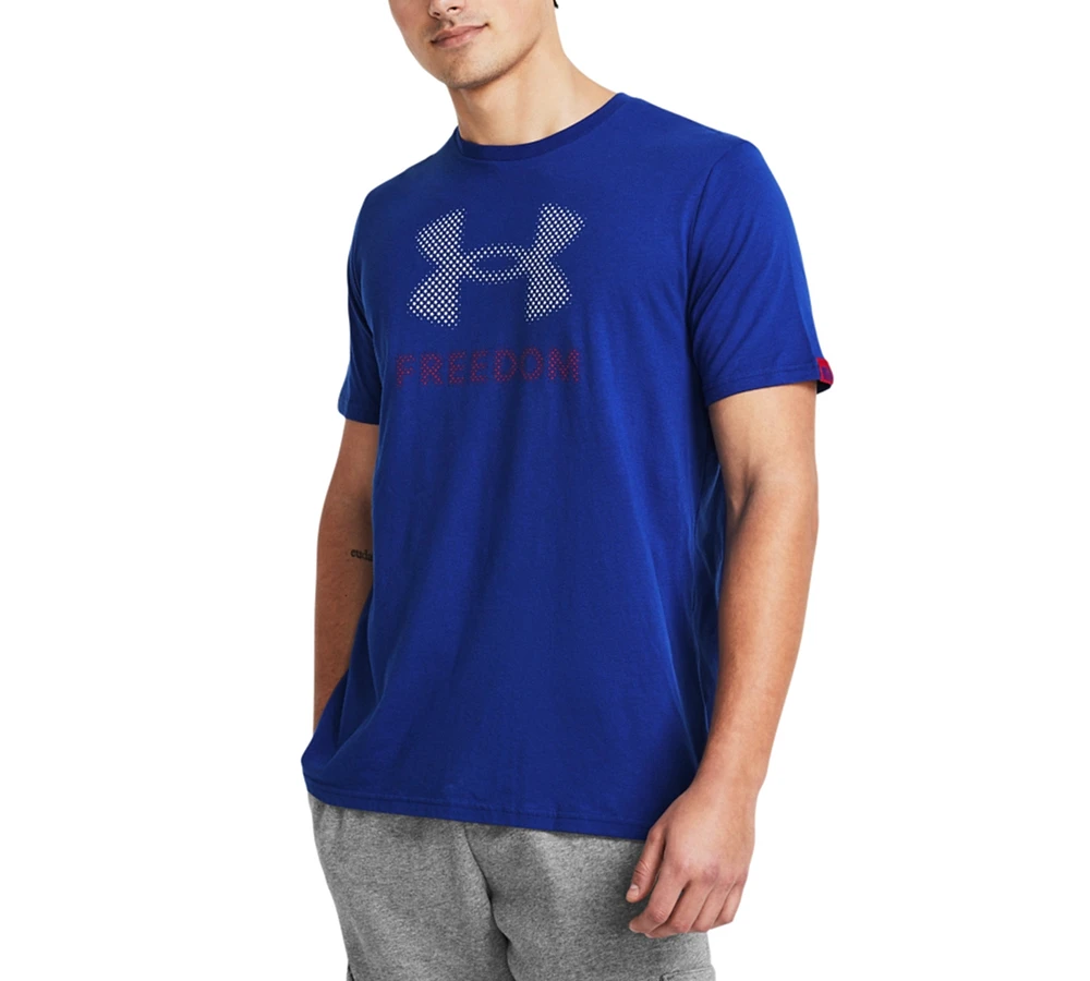 Under Armour Men's Relaxed Fit Freedom Logo Short Sleeve T-Shirt