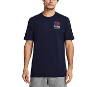 Under Armour Men's Relaxed Fit Freedom Logo Short Sleeve T-Shirt