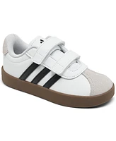Adidas Toddler Kids' Vl Court 3.0 Fastening Strap Casual Sneakers from Finish Line