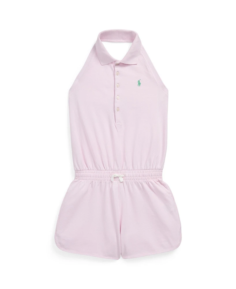 Polo Ralph Lauren Big Girls Stretch Mesh Halter Romper