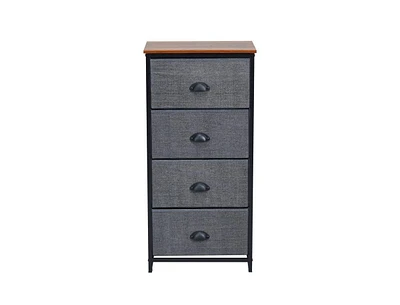 Slickblue Chest Storage Tower Side Table Display with 4 Drawers