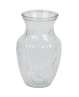 Vickerman 8" Clear Rose Vase. Includes two pieces per set.