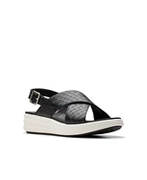 Clarks Women's Drift Sun Slip-On Slingback Wedge Sandals