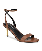 Nine West Women's Anny Round Toe Ankle Strap Heeled Sandals