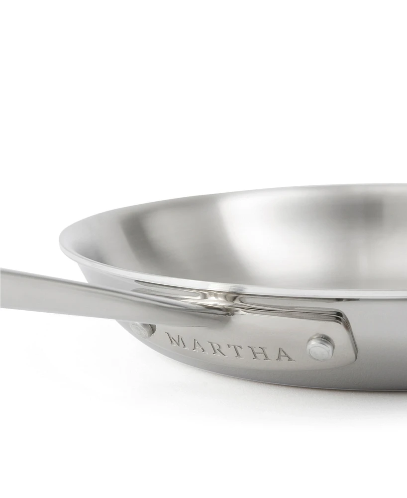 Martha by Martha Stewart Stainless Steel 10" Saute Fry Pan