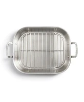 Martha by Martha Stewart Stainless Steel Roasting Pan with Flat Rack