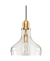 Auburn Bell Shaped Glass Pendant
