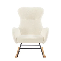 Teddy Fabric Rocking Chair