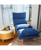 Lazy Sofa Balcony Leisure Chair Bedroom Sofa Chair Foldable Reclining Chair Leisure Single