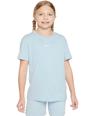 Nike Sportswear Big Girls Cotton Swoosh T-Shirt