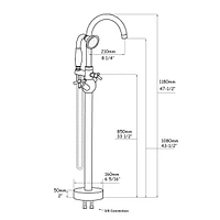 Streamdale Furniture Freestanding Faucet For Indoor Use