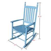 Wooden Porch Rocker Chair Iv