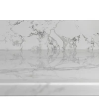 Streamdale Furniture 43 X 22 Bathroom Stone Vanity Top Engineered Stone Carrara Marble With Rectangle