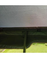 13 X 10 Outdoor Patio Gazebo Canopy Tent With Ventilated Double Roof And Mosquito Net