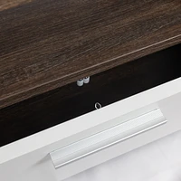 20 Minutes Quick Assembly Brown Simple Modern Tv Cabinet Floor Cabinet Floor Tv Wall Cabinet