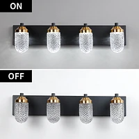 Streamdale Furniture Vanity Lights With 4 Led Bulbs For Bathroom Lighting