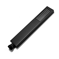 1-Handle Freestanding Bathtub Faucet With Hand Shower, Matte Black