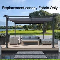 Simplie Fun 13x10FT Outdoor Pergola Canopy Replacement Fabric