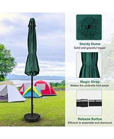 Streamdale Furniture Green 7.5' Patio Table Umbrella with Tilt/Crank