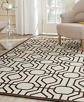 Safavieh Amherst AMT416 Ivory and Brown 3' x 5' Area Rug
