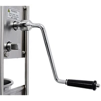 Stainless Steel Commercial Sausage Stuffer, Dual Speed Vertical Sausage Maker 25Lb/12L, Meat