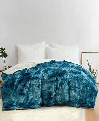 Unikome Velvet Sherpa Reversible Comforter