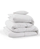 Unikome 100% Cotton All Season Goose Down Feather Comforter, King