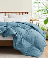 Unikome Cotton All Season Goose Feather Down Comforter