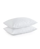 Unikome 2 Pack Quilted Goose Down Feather Pillow