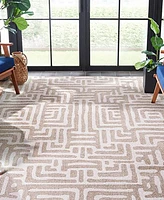 Safavieh Amherst AMT430 Wheat and Beige 8' x 10' Area Rug