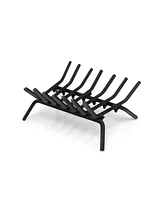 Slickblue 18" Fireplace Grate for Outdoor Fire Pit Log Rack